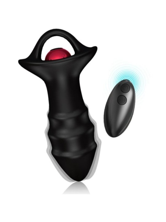ARMONY - VIBRATEUR À DOIGTS KYLIN ET TÉLÉCOMMANDE DE PLUG ANAL NOIR