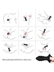 ARMONY - VIBRATEUR À DOIGTS KYLIN ET TÉLÉCOMMANDE DE PLUG ANAL NOIR