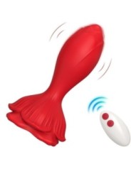 ARMONY - VIBRATEUR ROSE & PLUG ANAL PETITE TÉLÉCOMMANDE ROUGE