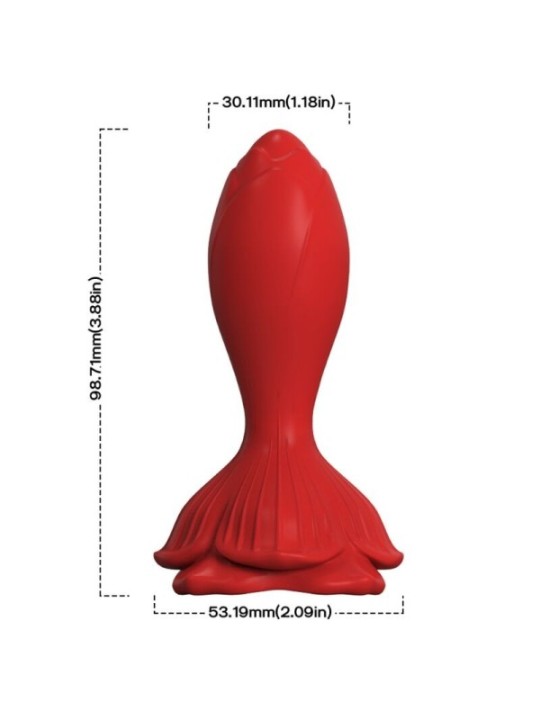 ARMONY - VIBRATEUR ROSE & PLUG ANAL PETITE TÉLÉCOMMANDE ROUGE