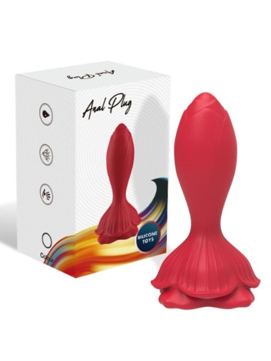 ARMONY - VIBRATEUR ROSE & PLUG ANAL PETITE TÉLÉCOMMANDE ROUGE