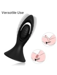 ARMONY - VIBRATEUR & PLUG ANAL SILICONE NOIR