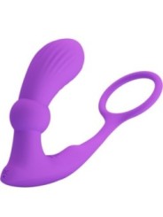 PRETTY LOVE - BAGUE WARREN ET VIBRATEUR ANAL VIOLET