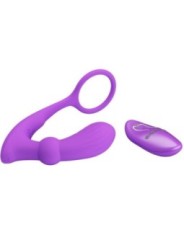 PRETTY LOVE - BAGUE WARREN ET VIBRATEUR ANAL VIOLET