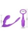 PRETTY LOVE - BAGUE WARREN ET VIBRATEUR ANAL VIOLET