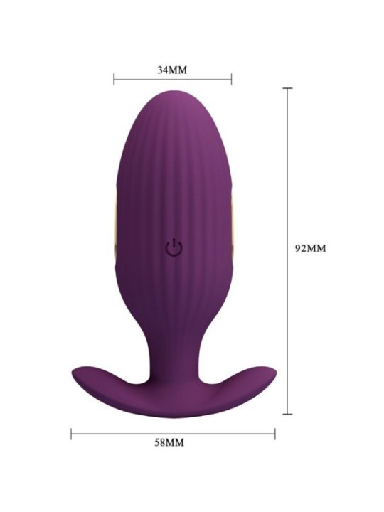 PRETTY LOVE - PLUG ANAL CONTRÔLÉ PAR APPLICATION JEFFERSON VIOLET