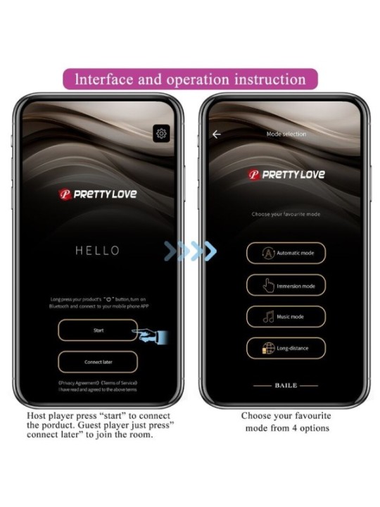 PRETTY LOVE - PLUG ANAL CONTRÔLÉ PAR APPLICATION JEFFERSON VIOLET