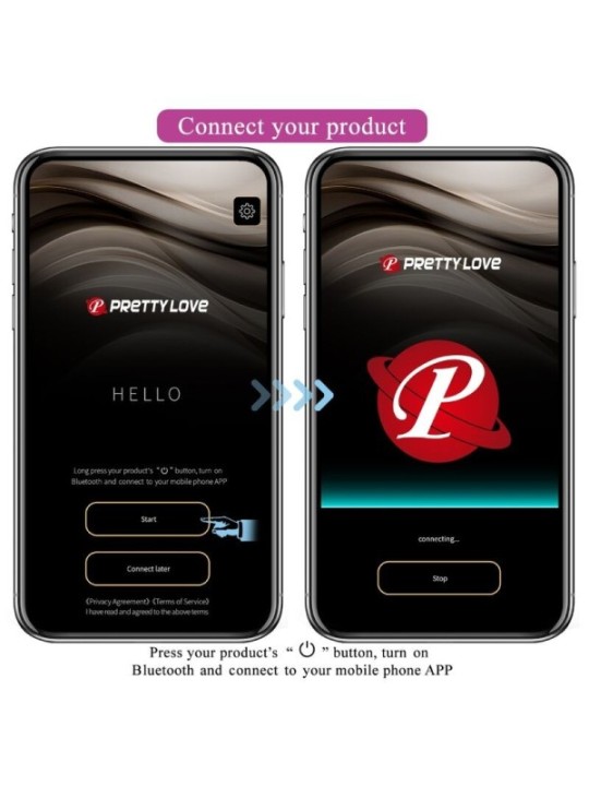PRETTY LOVE - PLUG ANAL CONTRÔLÉ PAR APPLICATION JEFFERSON VIOLET