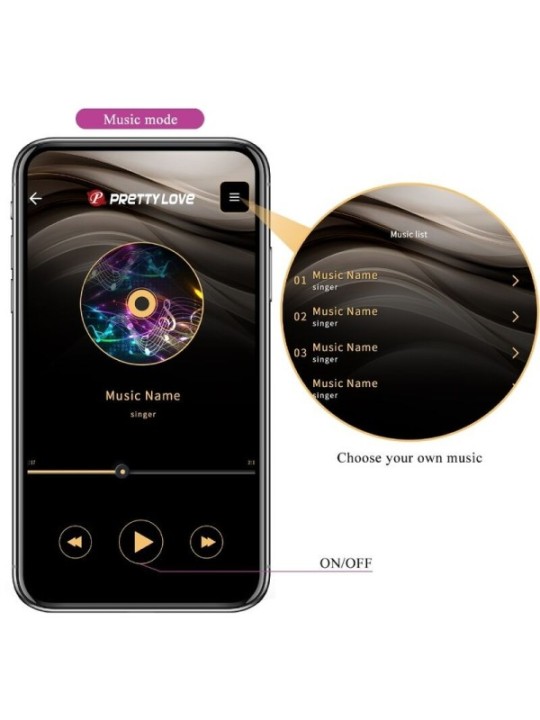 PRETTY LOVE - PLUG ANAL CONTRÔLÉ PAR APPLICATION JEFFERSON VIOLET