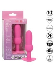 CALEXOTICS - FIRST TIME SONDE ANAL PLUG PERLÉE 10 VIBRATIONS ROSE