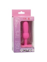 CALEXOTICS - FIRST TIME SONDE ANAL PLUG PERLÉE 10 VIBRATIONS ROSE