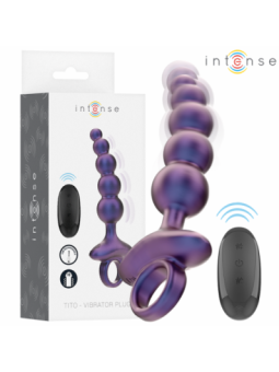 INTENSE - TITO PLUG ANAL VIBRANT MODÈLE 3 TÉLÉCOMMANDE
