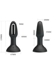 PRETTY LOVE - PLUG ANAL HUBERT AVEC 7 MODES DE VIBRATIONS