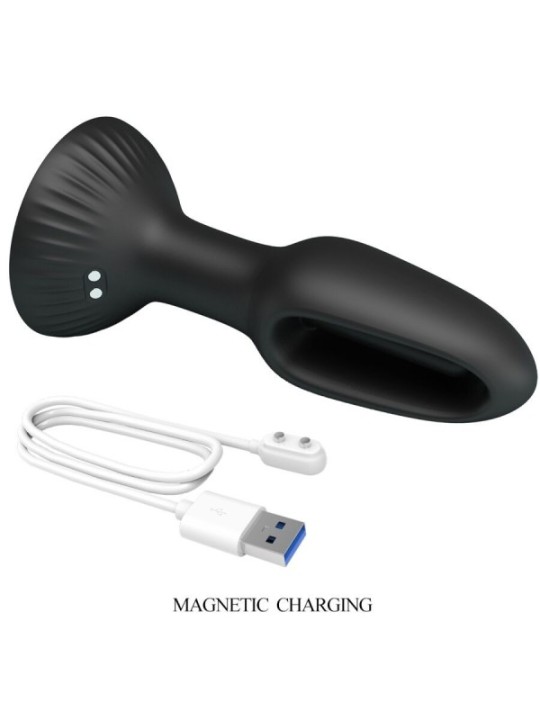 PRETTY LOVE - PLUG ANAL HUBERT AVEC 7 MODES DE VIBRATIONS