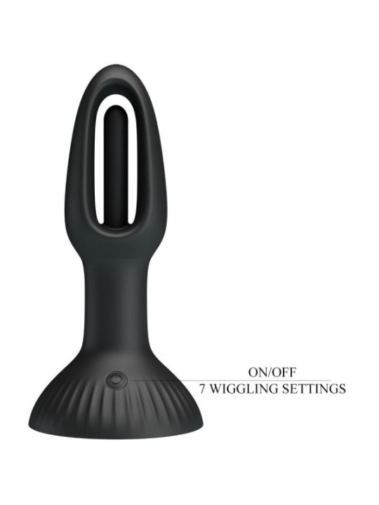 PRETTY LOVE - PLUG ANAL HUBERT AVEC 7 MODES DE VIBRATIONS