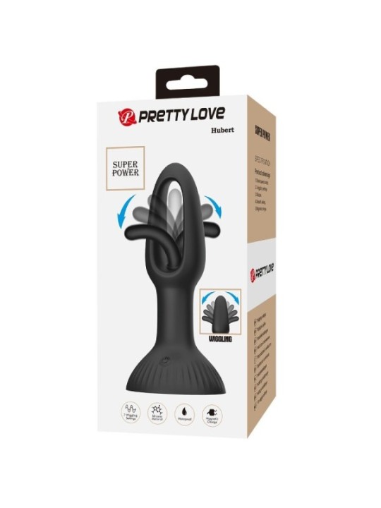 PRETTY LOVE - PLUG ANAL HUBERT AVEC 7 MODES DE VIBRATIONS