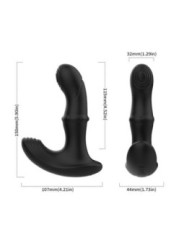 ARMONY - VIBRATEUR DE PROSTATE ANAL AVEC TÉLÉCOMMANDE NOIR