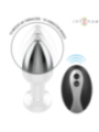 INTENSE - PLUG ANAL VIBRANT EN MÉTAL AVEC LUMIÈRES LED ET TÉLÉCOMMANDE - TAILLE S