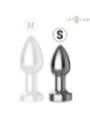 INTENSE - PLUG ANAL VIBRANT EN MÉTAL AVEC LUMIÈRES LED ET TÉLÉCOMMANDE - TAILLE S