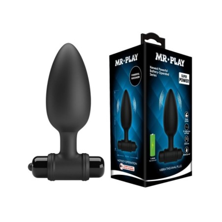 MR PLAY - PLUG ANAL SUPER POWERAVEC VIBRATION