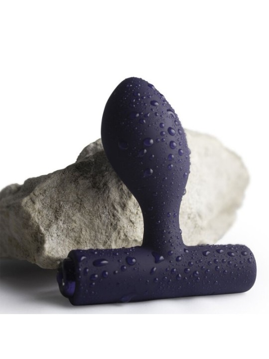 ROCKS-OFF - MINI BAGUETTE RECHARGEABLE 16 FONCTIONS ROSE PIVOINE
