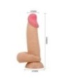 PRETTY LOVE - GODE RÉALISTE SÉRIE SLIDING SKIN AVEC VENTOUSE SLIDING SKIN 19,4 CM