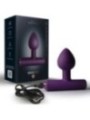 ROCKS-OFF - MINI BAGUETTE RECHARGEABLE 16 FONCTIONS ROSE PIVOINE
