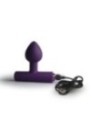 ROCKS-OFF - MINI BAGUETTE RECHARGEABLE 16 FONCTIONS ROSE PIVOINE