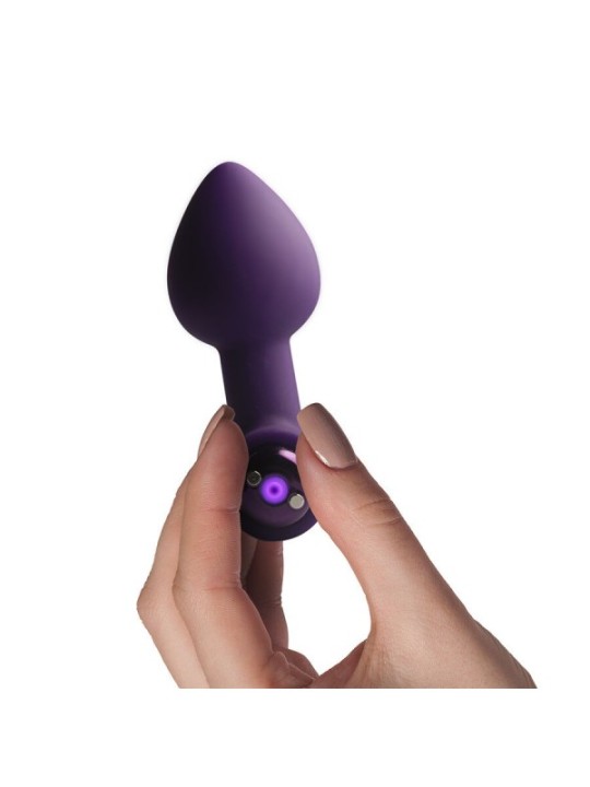 ROCKS-OFF - MINI BAGUETTE RECHARGEABLE 16 FONCTIONS ROSE PIVOINE