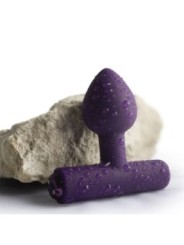 ROCKS-OFF - MINI BAGUETTE RECHARGEABLE 16 FONCTIONS ROSE PIVOINE