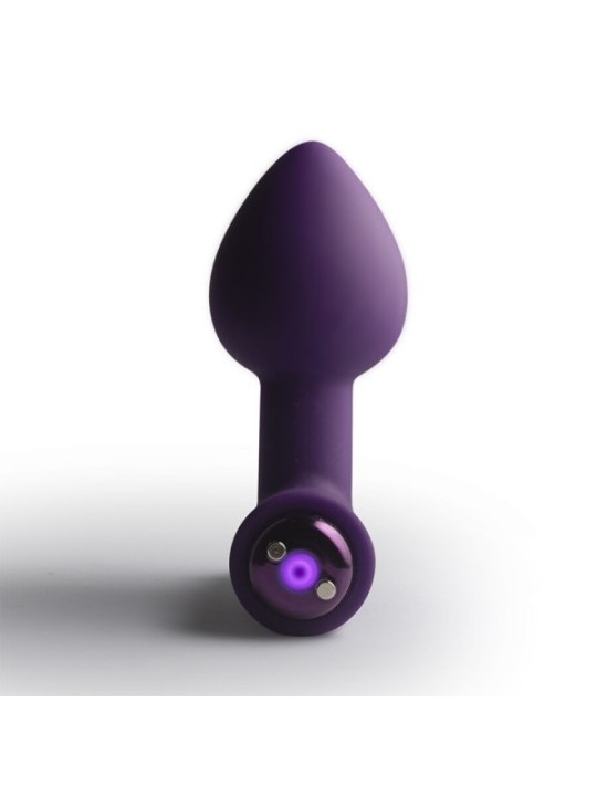 ROCKS-OFF - MINI BAGUETTE RECHARGEABLE 16 FONCTIONS ROSE PIVOINE