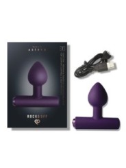 ROCKS-OFF - MINI BAGUETTE RECHARGEABLE 16 FONCTIONS ROSE PIVOINE