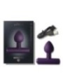 ROCKS-OFF - MINI BAGUETTE RECHARGEABLE 16 FONCTIONS ROSE PIVOINE