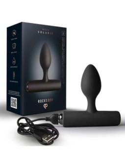ROCKS-OFF - MINI BAGUETTE RECHARGEABLE 16 FONCTIONS ROSE PIVOINE