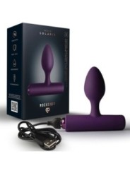 ROCKS-OFF - MINI BAGUETTE RECHARGEABLE 16 FONCTIONS ROSE PIVOINE