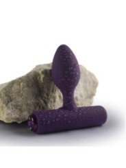 ROCKS-OFF - MINI BAGUETTE RECHARGEABLE 16 FONCTIONS ROSE PIVOINE