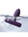 ROCKS-OFF - MINI BAGUETTE RECHARGEABLE 16 FONCTIONS ROSE PIVOINE