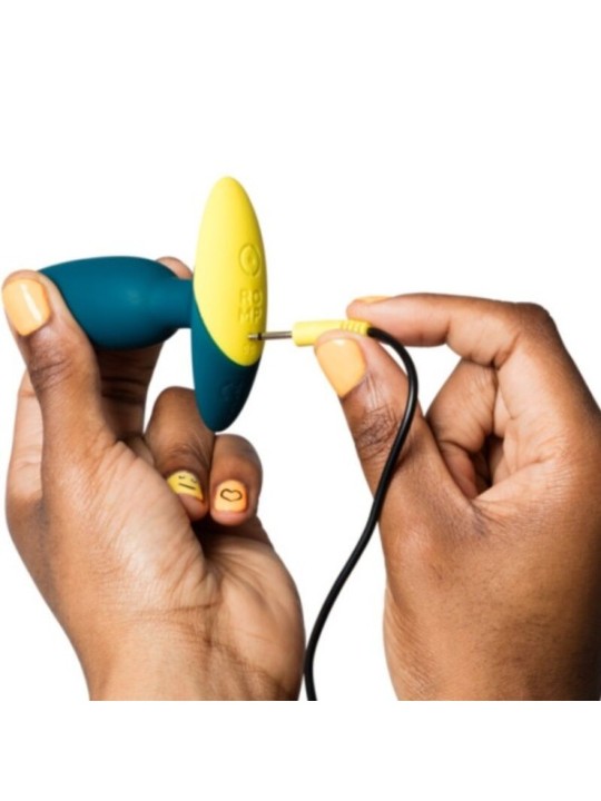 ROMP - BASS VIBRATEUR ANAL À PLUG BASSE 10 CM VERT