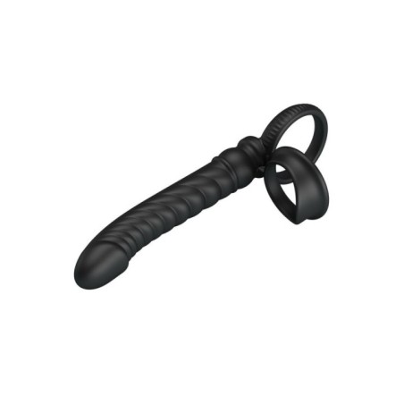 PRETTY LOVE - VIBRATEUR ANAL MERRITT AVEC ANNEAU ET VIBRATION NOIR
