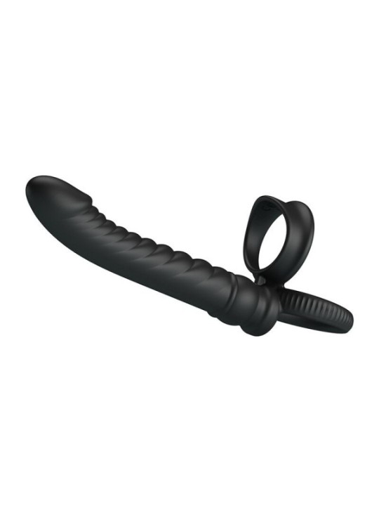PRETTY LOVE - VIBRATEUR ANAL MERRITT AVEC ANNEAU ET VIBRATION NOIR