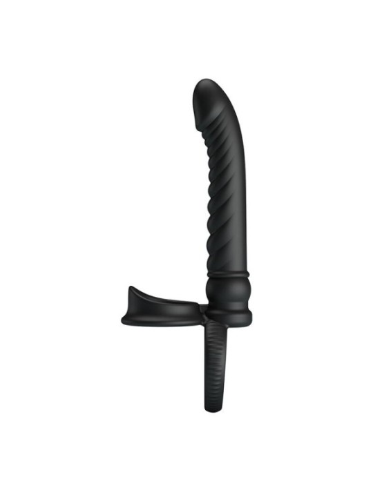 PRETTY LOVE - VIBRATEUR ANAL MERRITT AVEC ANNEAU ET VIBRATION NOIR