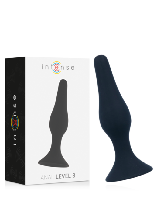 INTENSE - ANAL NIVEAU 3 12,5CM NOIR