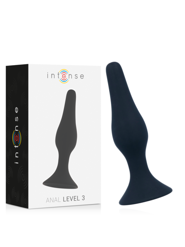 INTENSE - ANAL NIVEAU 3 12,5CM NOIR