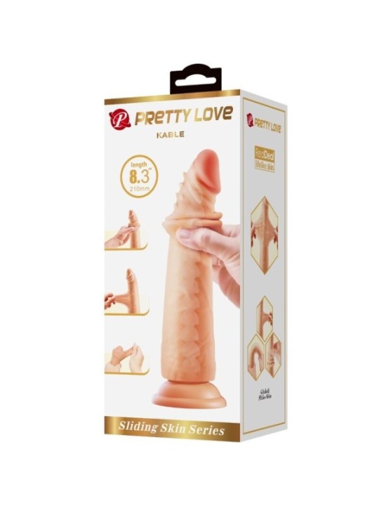 PRETTY LOVE - KABLE PÉNIS SUPER RÉALISTE 21 CM MODÈLE CHAIR 2