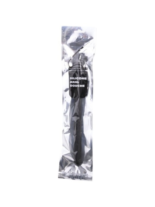 ALL BLACK - DOUCHE ANAL SILICONE 27 CM