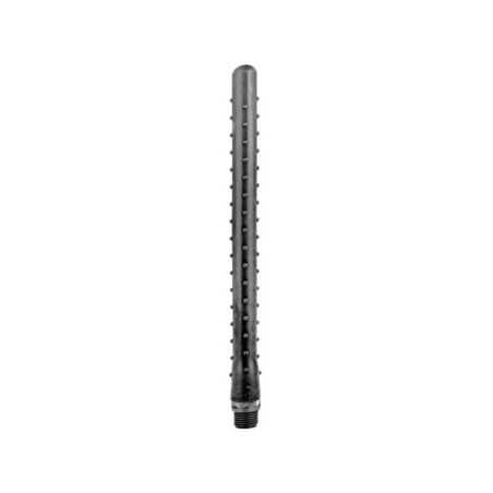 ALL BLACK - DOUCHE ANAL RIDÉE EN SILICONE 27 CM