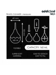 ADDICTED TOYS - NETTOYANT ANAL DE VOYAGE TAILLE M 160 ML