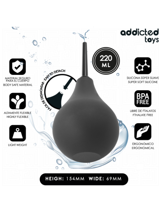 ADDICTED TOYS - NETTOYANT ANAL DE VOYAGE TAILLE L 220 ML