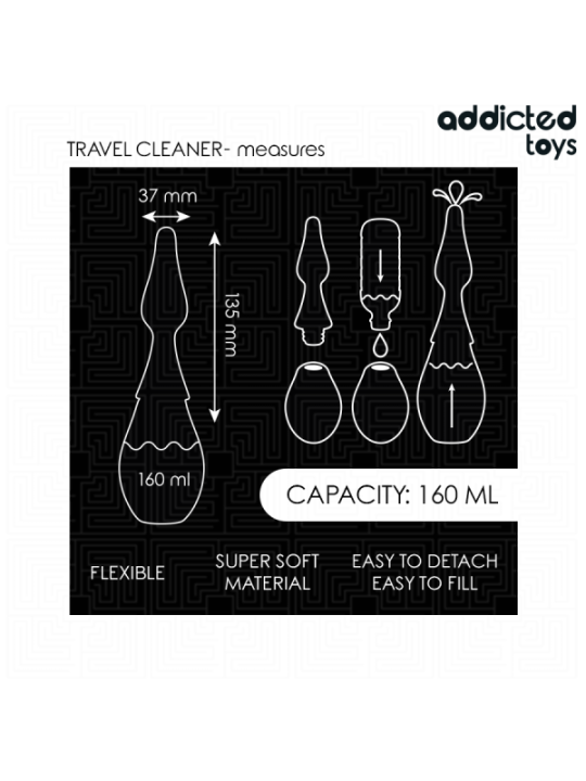 ADDICTED TOYS - NETTOYEUR DE VOYAGE MODÈLE 1