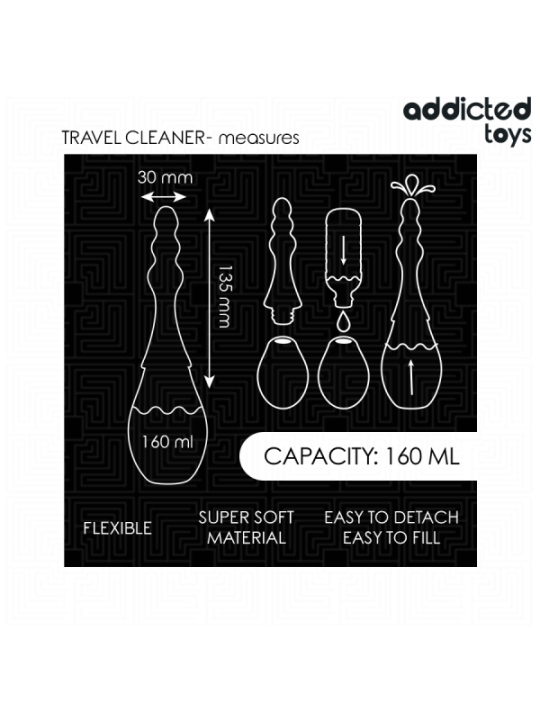 ADDICTED TOYS - NETTOYEUR DE VOYAGE MODÈLE 4